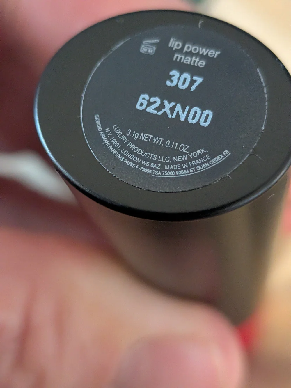 Giorgio Armani Lip Power Matte Longwear Lipstick - Hot Pink (307)